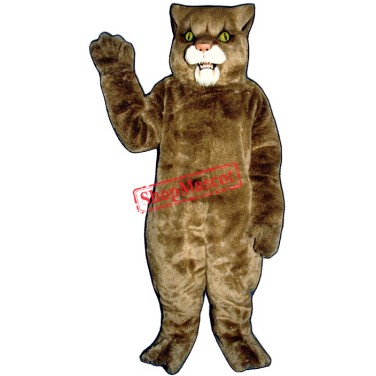 Brown Wildcat Mascot Costume