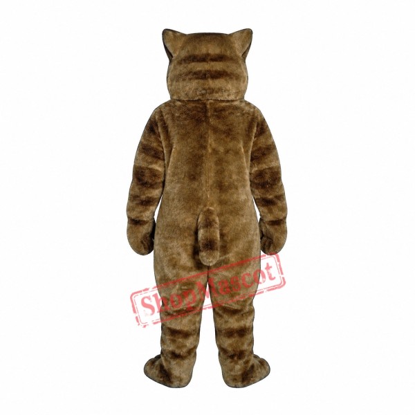 Brown Wildcat Mascot Costume Brown Wildcat Mascot Costume