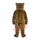 Brown Wildcat Mascot Costume