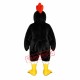 Black Rooster Chicken Mascot Costume Black Rooster Chicken Mascot Costume