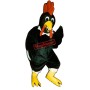 Black Rooster Chicken Mascot Costume