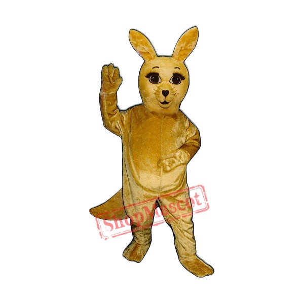 Karol Kangaroo Mascot Costume Karol Kangaroo Mascot Costume