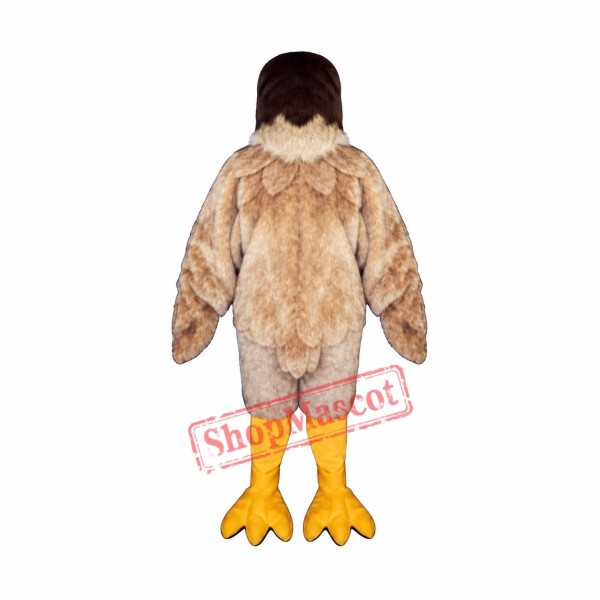 Tan Eagle Mascot Costume