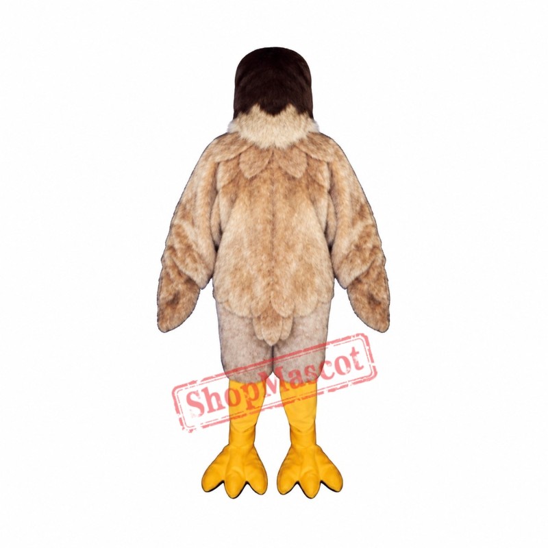 Tan Eagle Mascot Costume Tan Eagle Mascot Costume