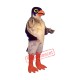 Red Legged Hawk Mascot Costume Red Legged Hawk Mascot Costume