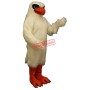White Hawk Mascot Costume