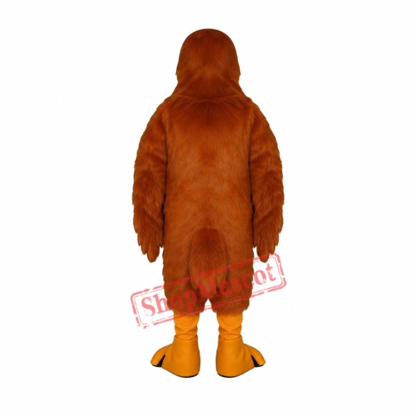 Golden Hawk Mascot Costume Golden Hawk Mascot Costume