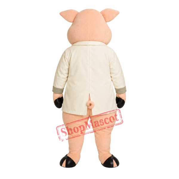 Heavy Hog Mascot Costume Heavy Hog Mascot Costume