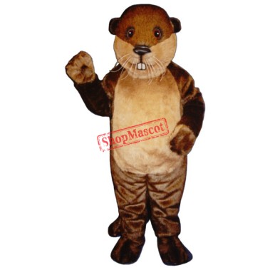 Benny Beaver Mascot Costume