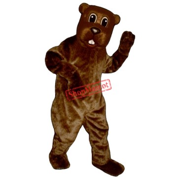 Woody Beaver Mascot Costume