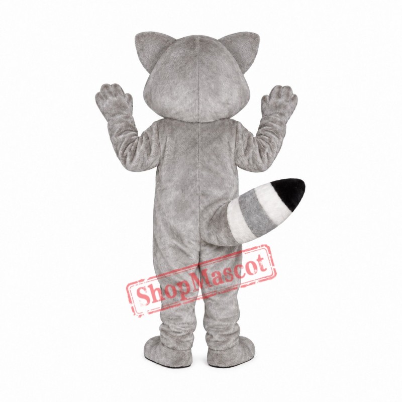 Robbie Raccoon Mascot Costume Robbie Raccoon Mascot Costume