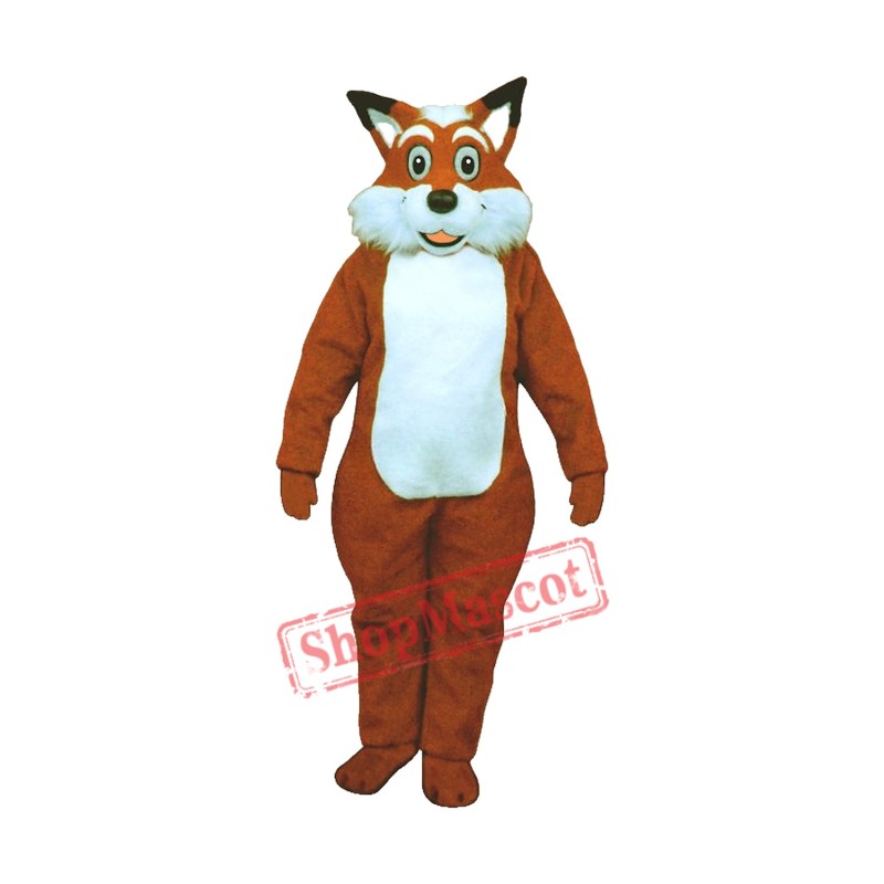 Fred Fox Mascot Costume Fred Fox Mascot Costume