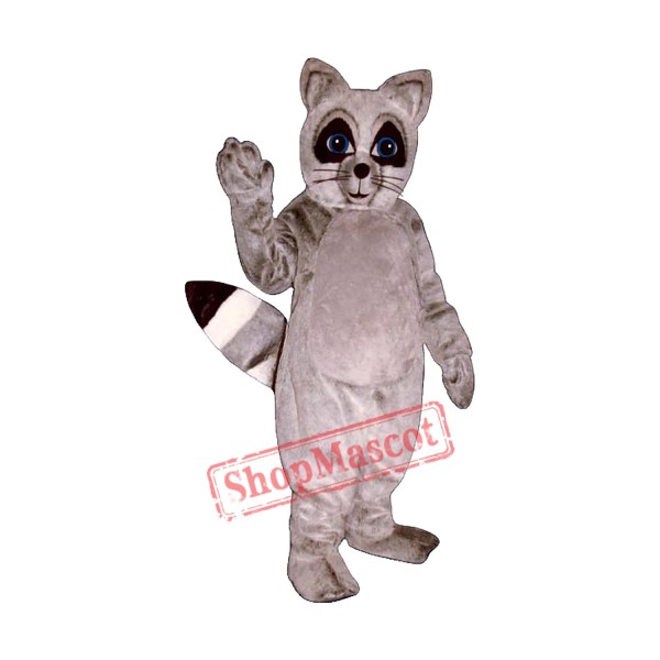 Gray Raccoon Mascot Costume Gray Raccoon Mascot Costume