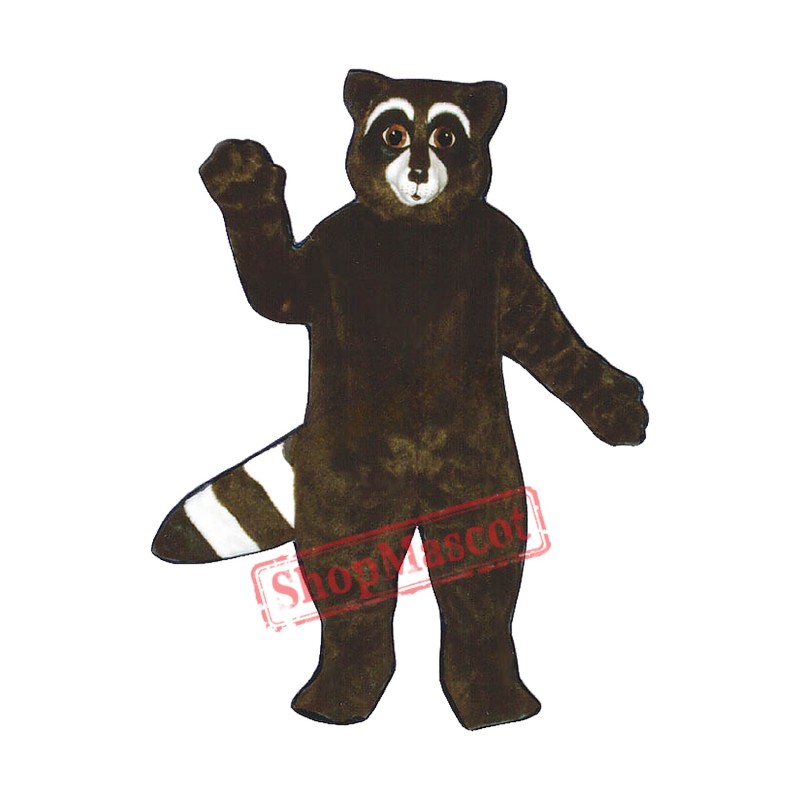 Rex Raccoon Mascot Costume Rex Raccoon Mascot Costume