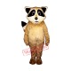 Tan Robbie Raccoon Mascot Costume Tan Robbie Raccoon Mascot Costume