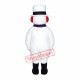 Extra Round Snowman w Hat Scarf Mascot Costume