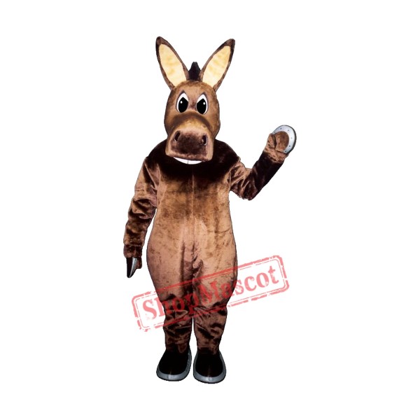 Jack Donkey Mascot Costume Jack Donkey Mascot Costume