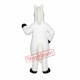 White Horse Mascot Costume White Horse Mascot Costume