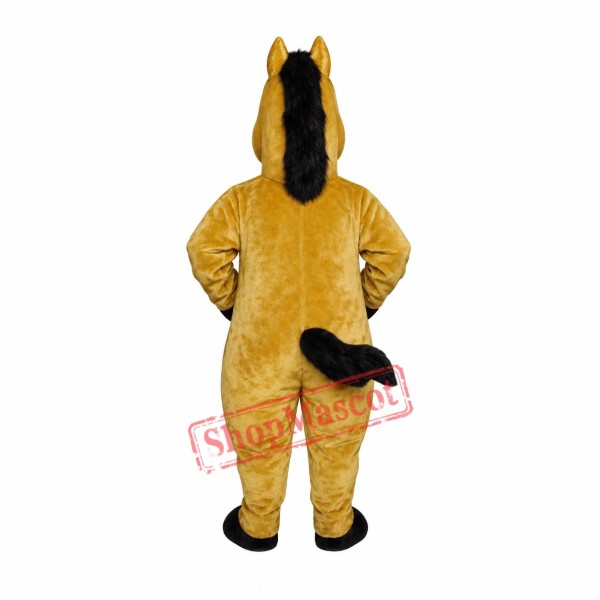 Realistic Horse Mascot Costume Realistic Horse Mascot Costume