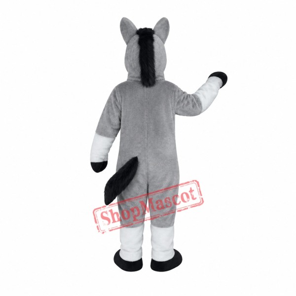 Denny Donkey Mascot Costume Denny Donkey Mascot Costume