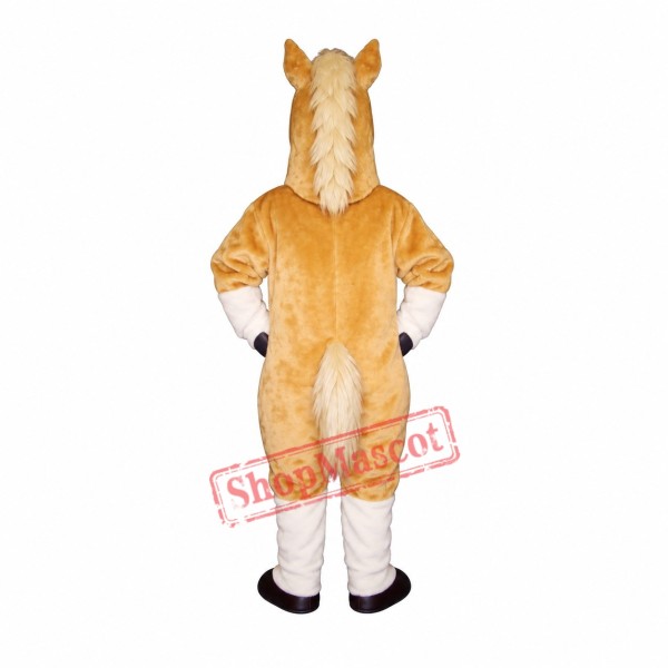 Palomino Mascot Costume Palomino Mascot Costume