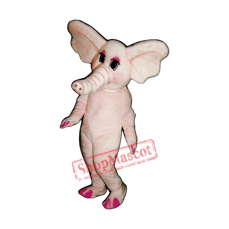 Elphie Elephant Mascot Costume Elphie Elephant Mascot Costume