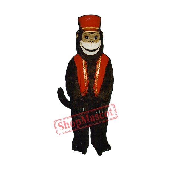 Organ Grinder Monkey Mascot Costume Organ Grinder Monkey Mascot Costume