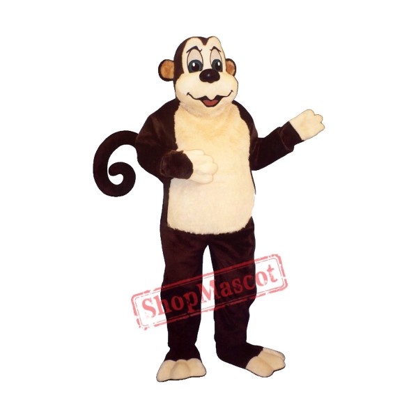 Zoo Monkey w-Wire Tail Monkey Mascot Costume