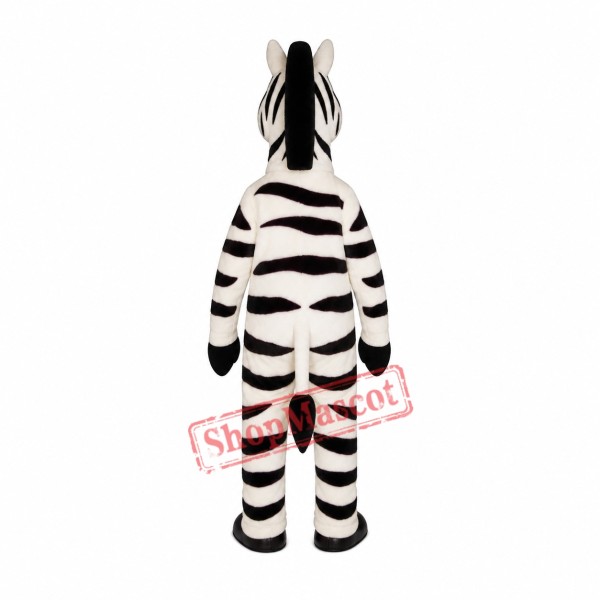White Zebra Mascot Costume White Zebra Mascot Costume