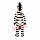 White Zebra Mascot Costume White Zebra Mascot Costume