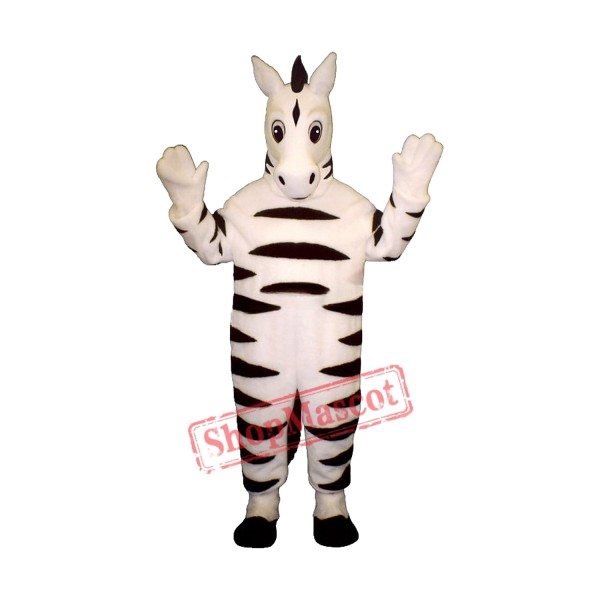 Baby Zebra Mascot Costume