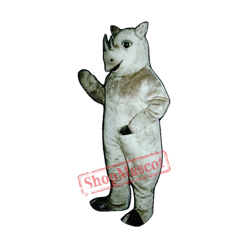 Realistic Rhinoceros Mascot Costume Realistic Rhinoceros Mascot Costume