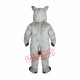 Realistic Rhinoceros Mascot Costume Realistic Rhinoceros Mascot Costume