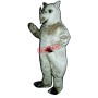 Realistic Rhinoceros Mascot Costume