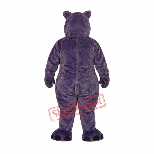 Herbie Hippopotamus Mascot Costume Herbie Hippopotamus Mascot Costume