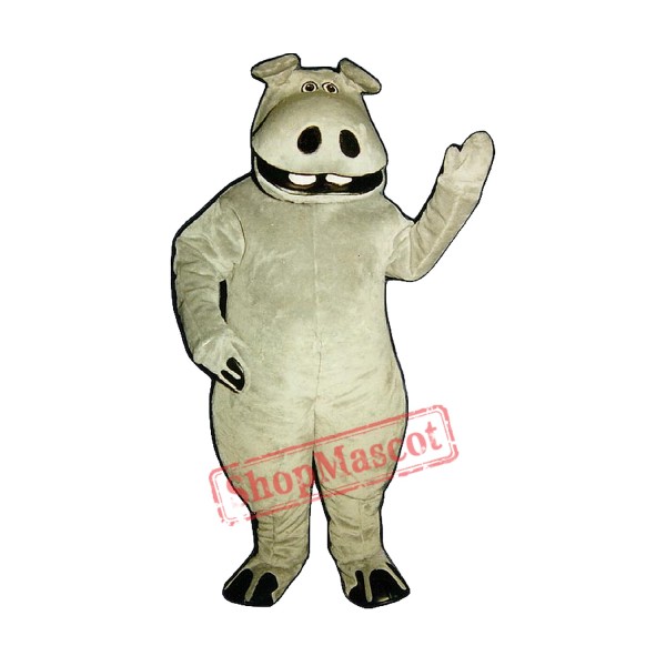 Hippie Hippo Mascot Costume
