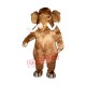 Mammoth with Long Tusks Mascot Costume