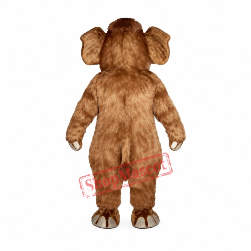 Mammoth with Long Tusks Mascot Costume