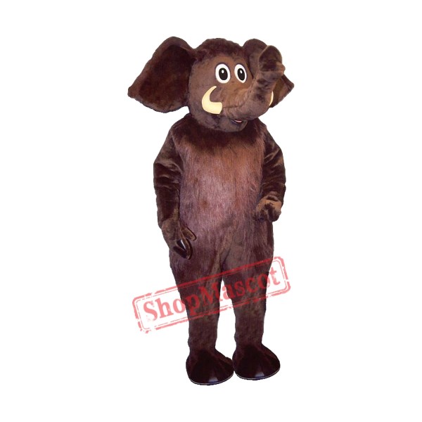 Monty Mammoth Mascot Costume Monty Mammoth Mascot Costume