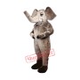 Tusked Elephant Mascot Costume