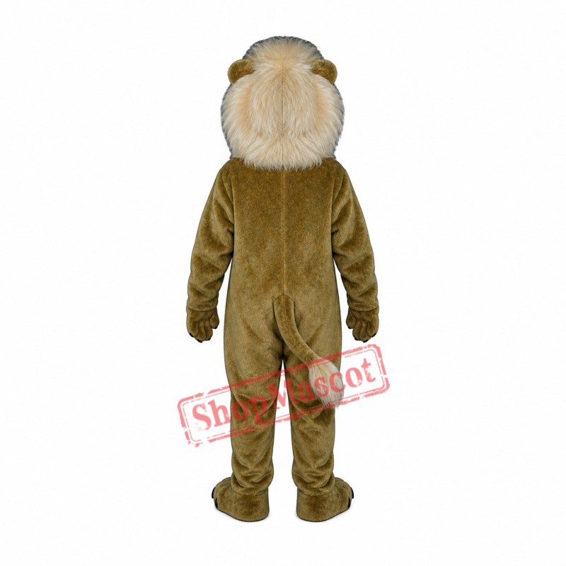 Blonde Lion Mascot Costume Blonde Lion Mascot Costume
