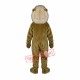 Blonde Lion Mascot Costume Blonde Lion Mascot Costume