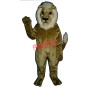 Blonde Lion Mascot Costume