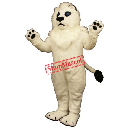 White Lion Mascot Costume