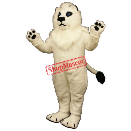 White Lion Mascot Costume
