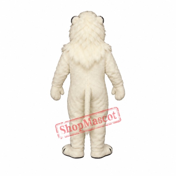 White Lion Mascot Costume White Lion Mascot Costume