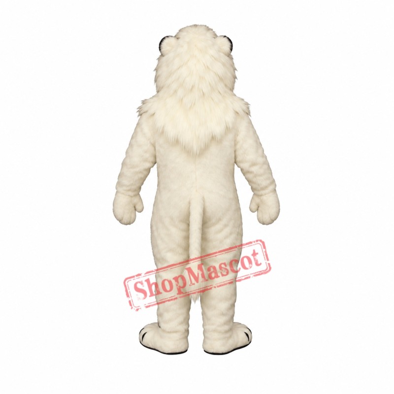 White Lion Mascot Costume White Lion Mascot Costume