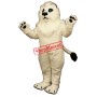 White Lion Mascot Costume
