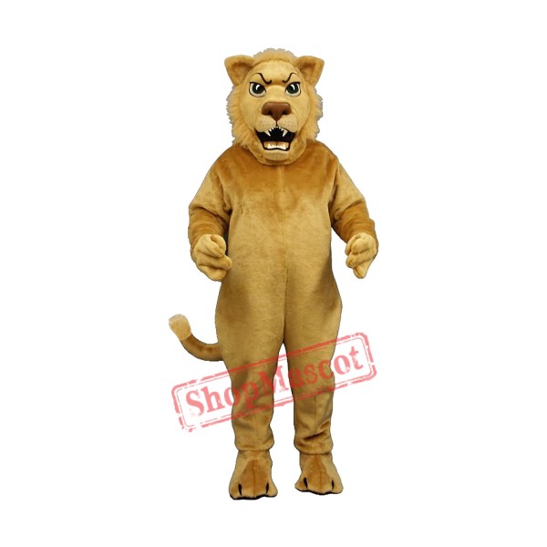 Leslie Lion Mascot Costume Leslie Lion Mascot Costume