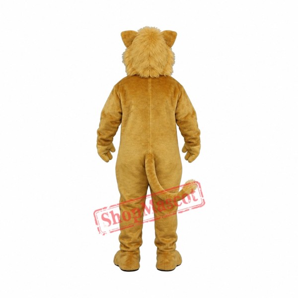 Leslie Lion Mascot Costume Leslie Lion Mascot Costume